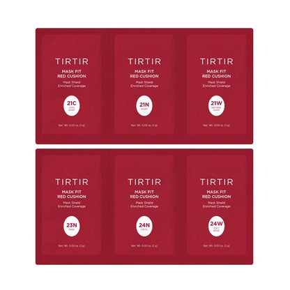 TIRTIR Mask Fit Red Cushion 6 Shade Trial Kit
