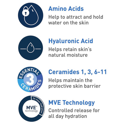 CeraVe Hydrating Cream-to-Foam Cleanser 355ml