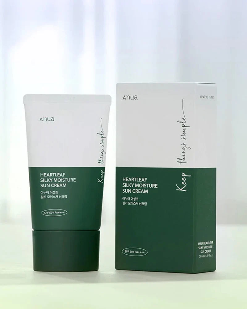 Anua Heartleaf Silky Moisture Sun Cream