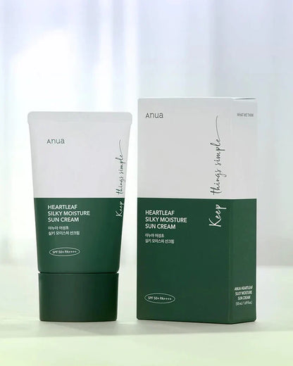 Anua Heartleaf Silky Moisture Sun Cream