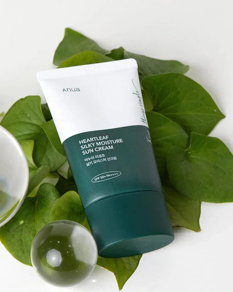 Anua Heartleaf Silky Moisture Sun Cream