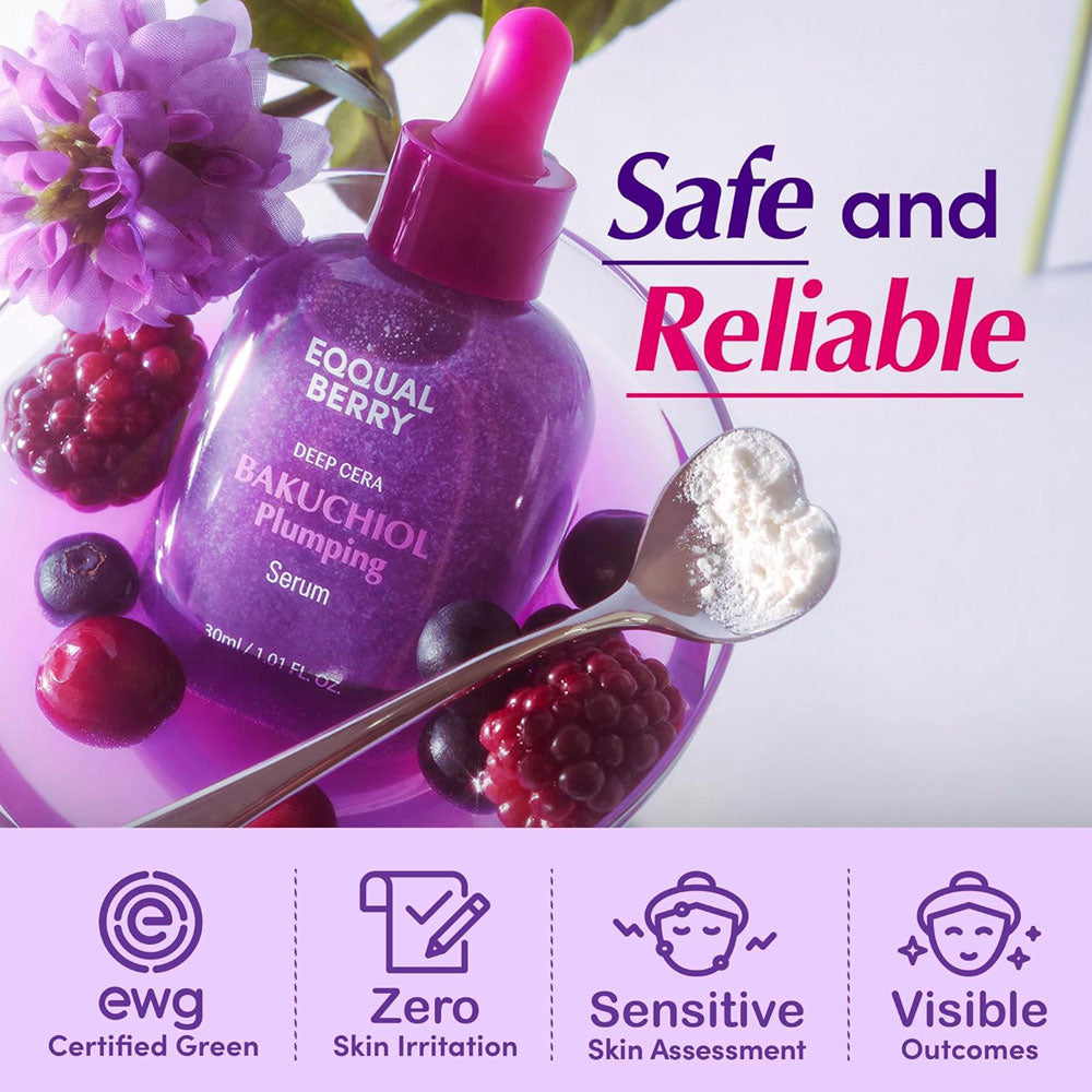 EQQUALBERRY Bakuchiol Plumping Serum 30ml