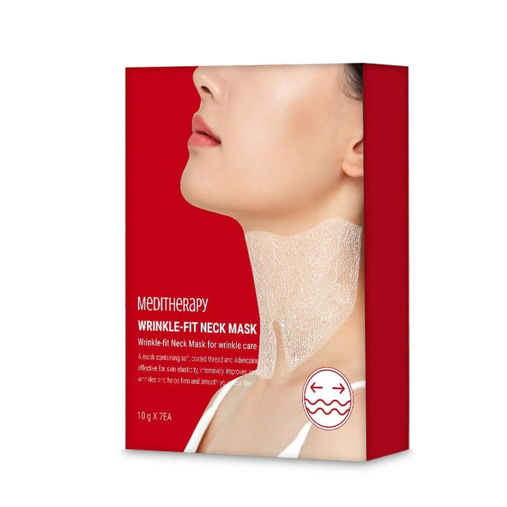 Meditherapy Wrinkle-Fit Neck Mask Set 10g x 7 sheets