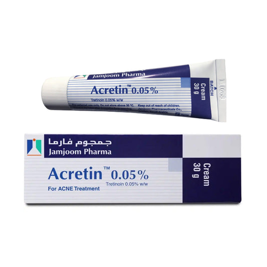Acretin 0.05% Cream 30g (Imported) - For Acne Treatment