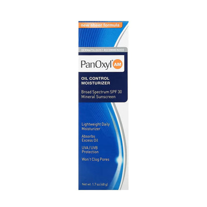 PanOxyl AM Oil Control Moisturizer, SPF30 48 g