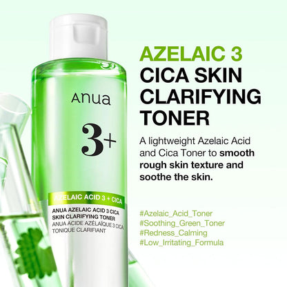 Anua Azelaic Acid 3 Cica Skin Clarifying Toner 250ml