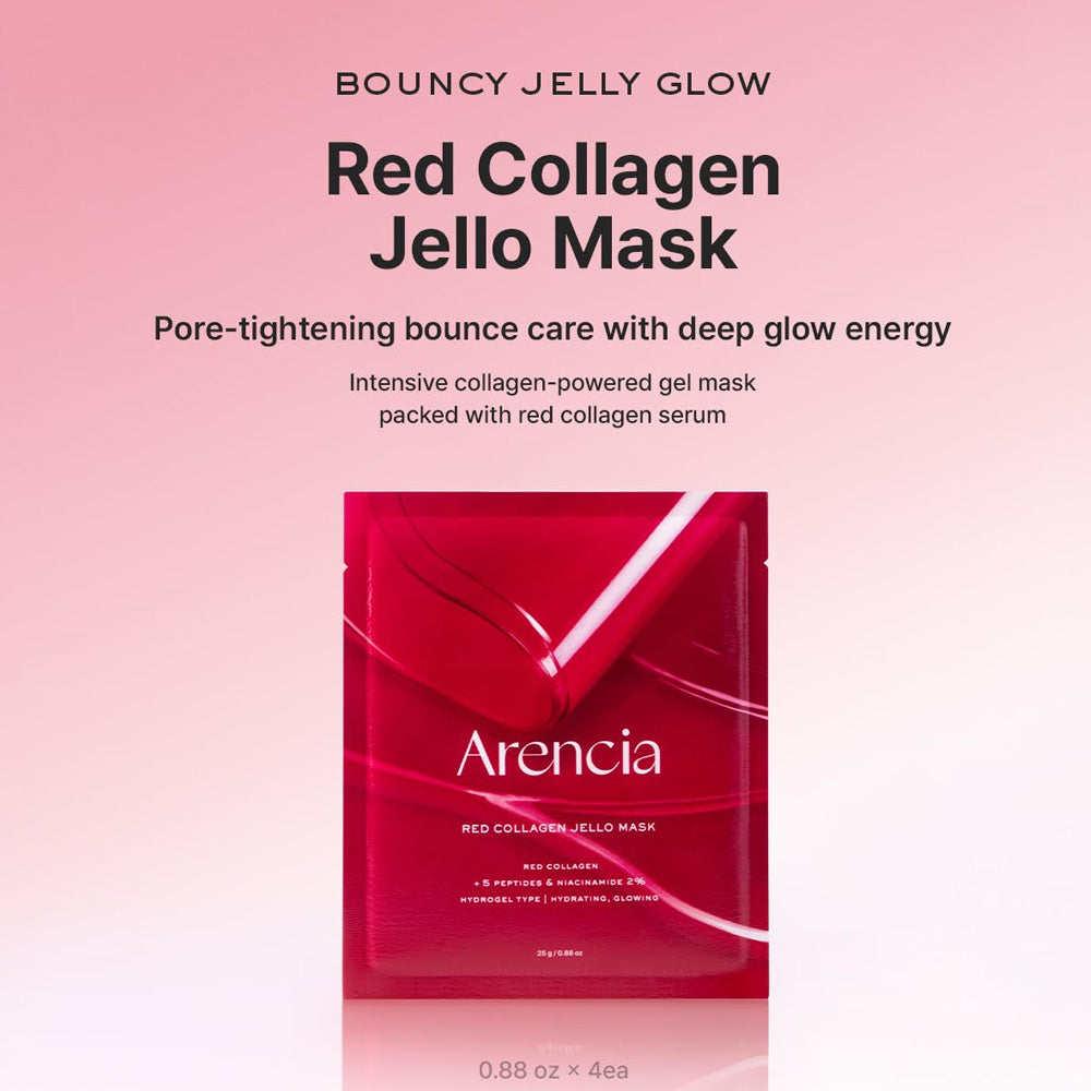 Arencia Red Collagen Jello Mask (Single Sheet)