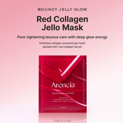 Arencia Red Collagen Jello Mask (Single Sheet)