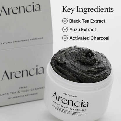 Arencia Black Tea & Yuzu Cleanser 120g