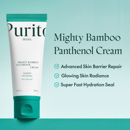 Purito Mighty Bamboo Panthenol Cream 100ml | 15ml