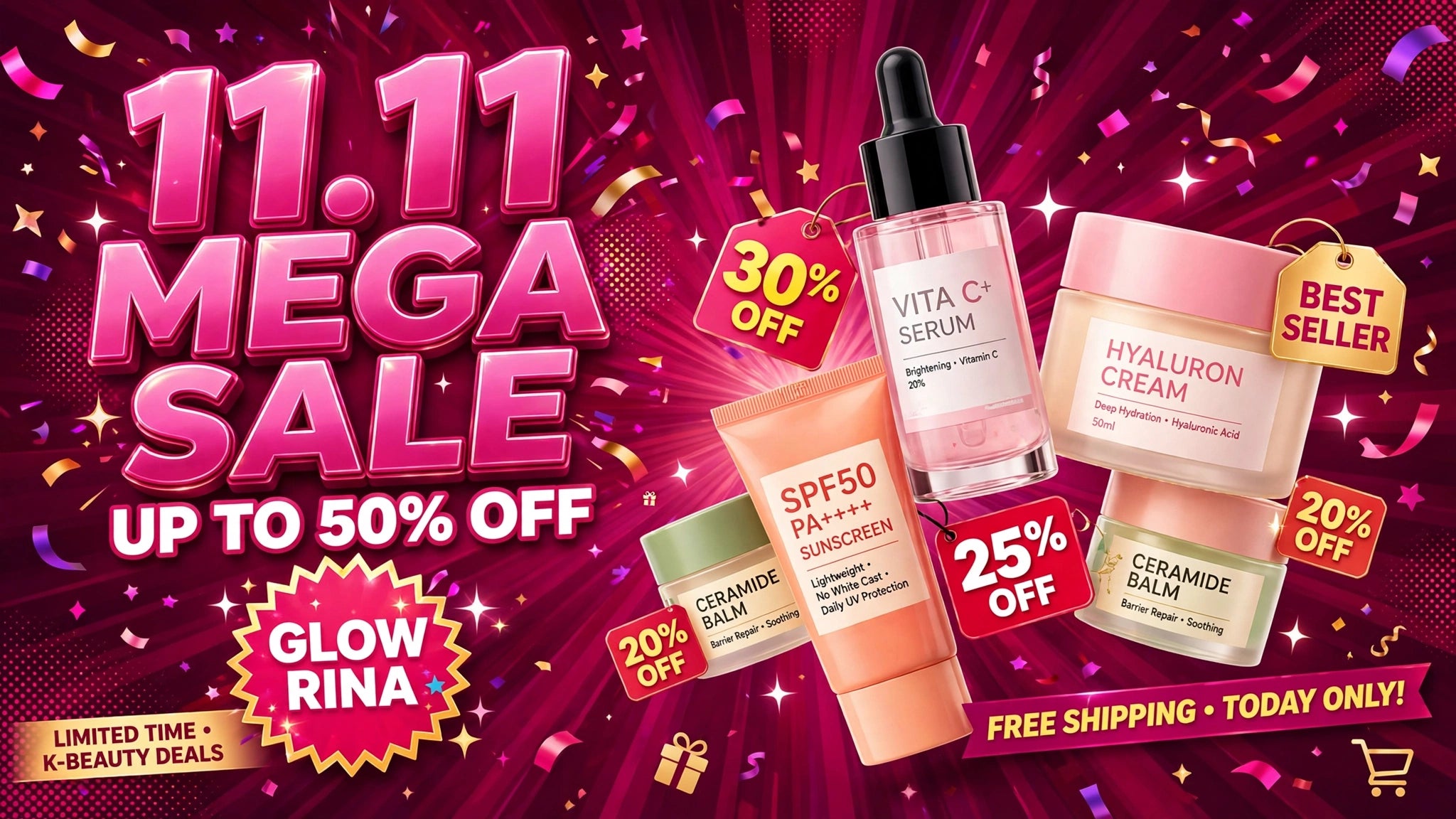 Glow Rina 11.11 Mega Sale