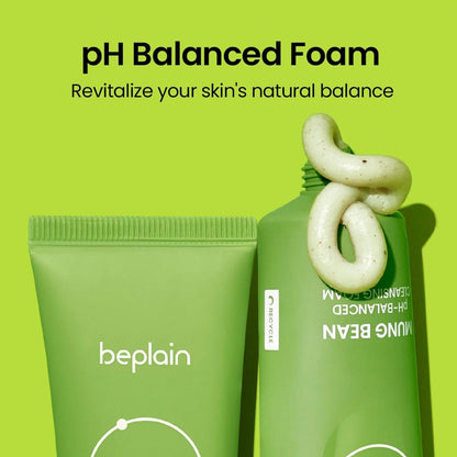 beplain Mung Bean Ph-balanced Cleansing Foam 80ml