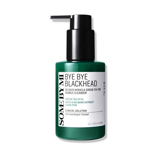 SOME BY MI Bye Bye Blackhead 30 Days Miracle Green Tea Tox Bubble Cleanser 120g