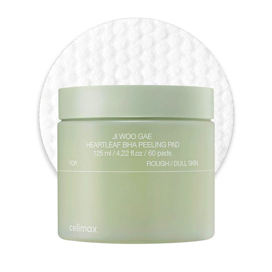 celimax JIWOOGAE Heartleaf BHA Peeling Pad - 60 Pads