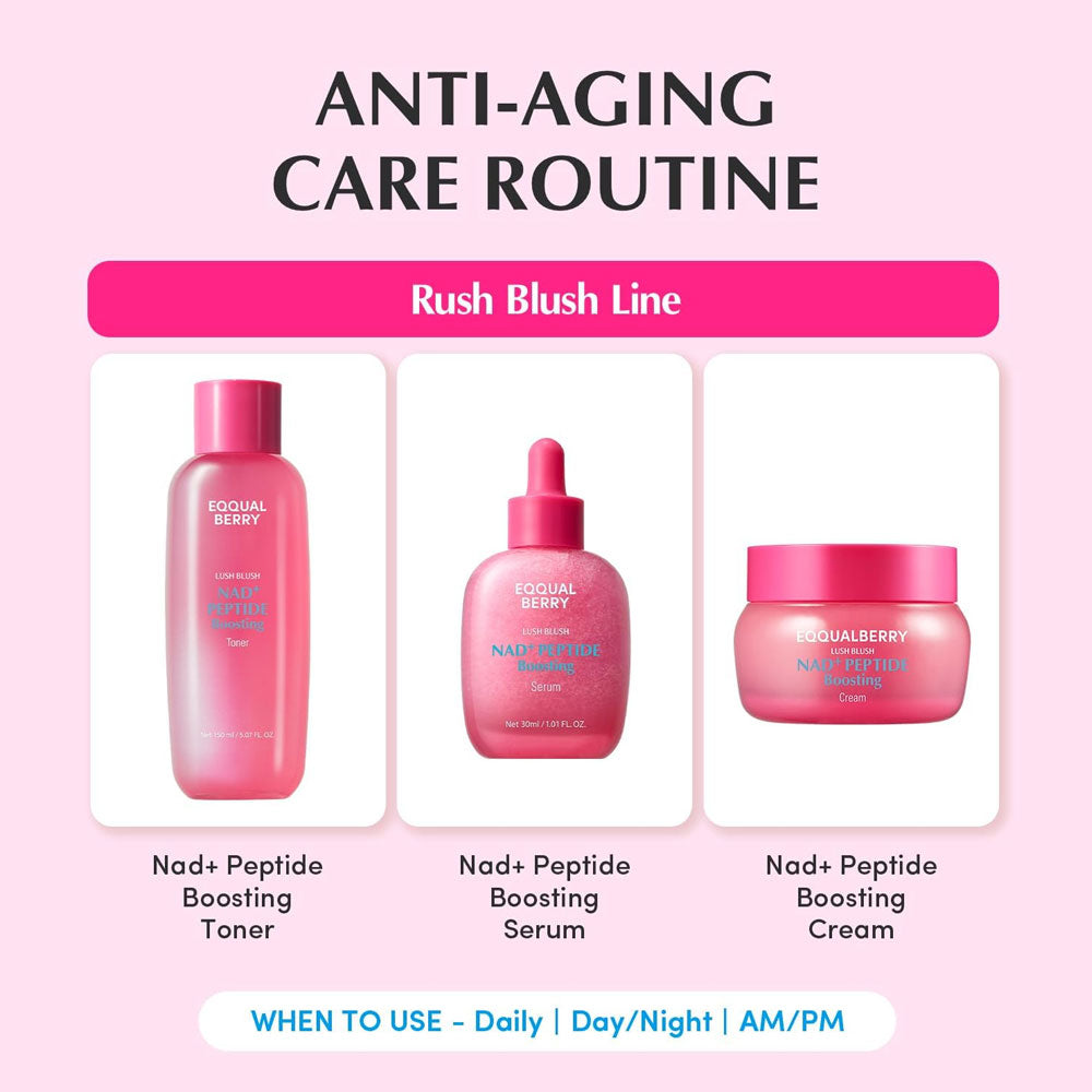 EQQUALBERRY NAD+ Peptide Boosting Toner 150ml