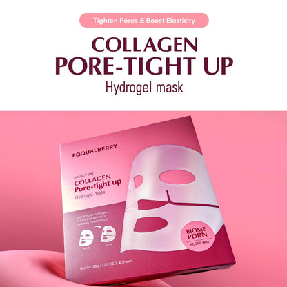 EQQUALBERRY Collagen Pore-tight up Hydrogel Mask (Single Sheet)