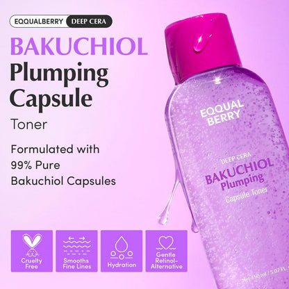 EQQUALBERRY Bakuchiol Plumping Capsule Toner 150ml