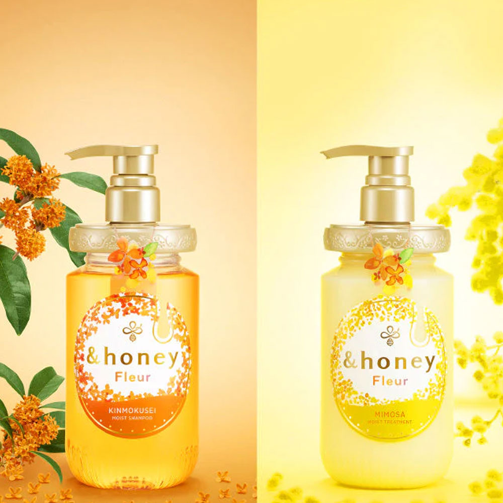 &honey Fleur Kinmokusei Moist Shampoo 1.0 450ml