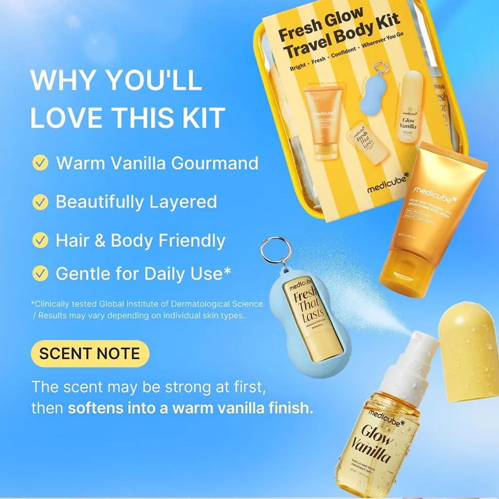 Medicube Fresh Glow Travel Body Kit - 3 pcs
