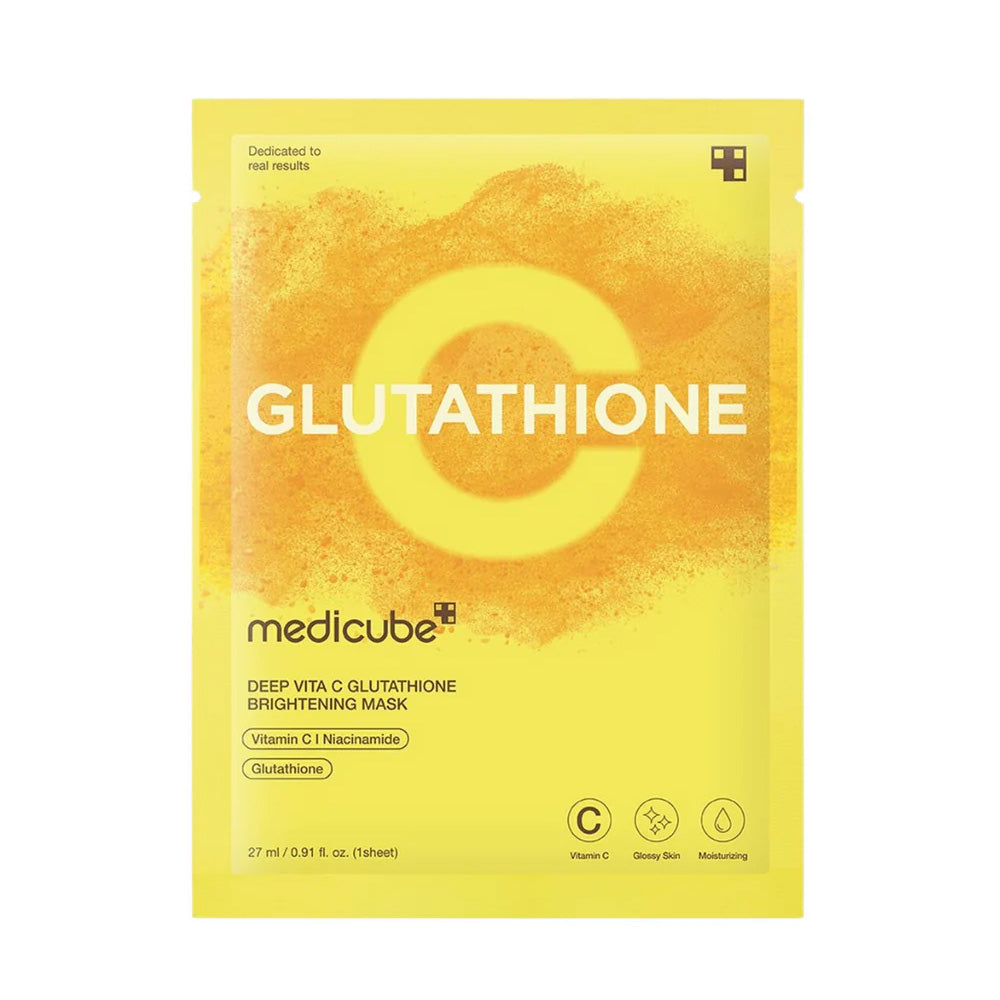 Medicube Deep Vita C Glutathione Brightening Mask (1 Sheet)