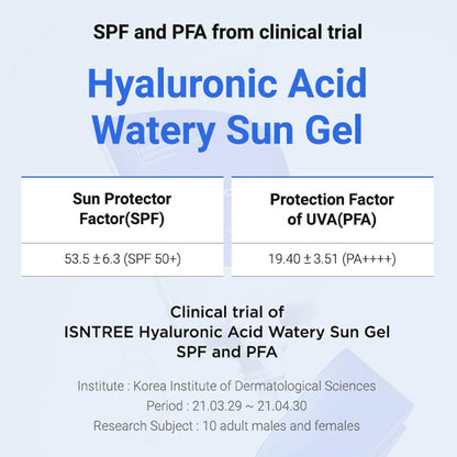 Isntree Hyaluronic Acid Watery Sun Gel 50ml