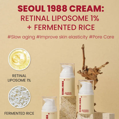 KSECRET SEOUL 1988 Cream : Retinal Liposome 1% + Fermented Rice 50ml