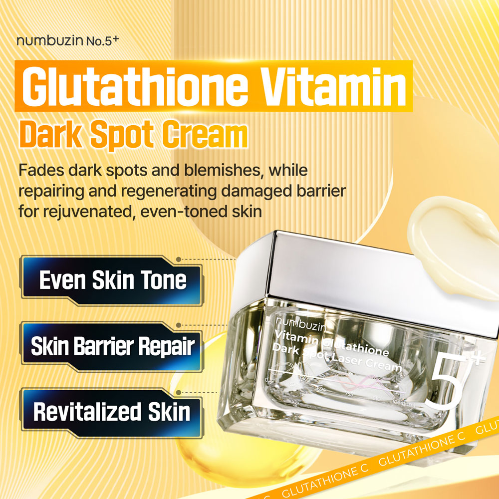 Numbuzin No.5 + Vitamin Glutathione Dark Spot Laser 50ml