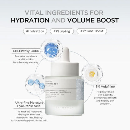 Skin 1004 Madagascar Centella Matrixyl 10 Boosting Shot Ampoule 30ml