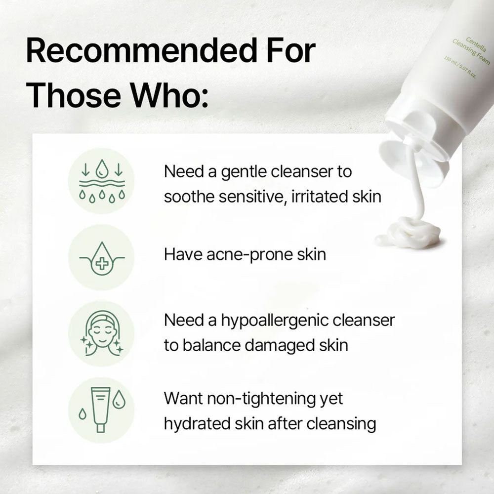 Mixsoon Centella Cleansing Foam 150ml