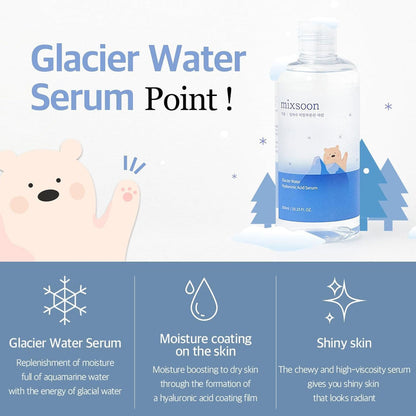 Mixsoon - Glacier Water Hyaluronic Acid Serum 300ml
