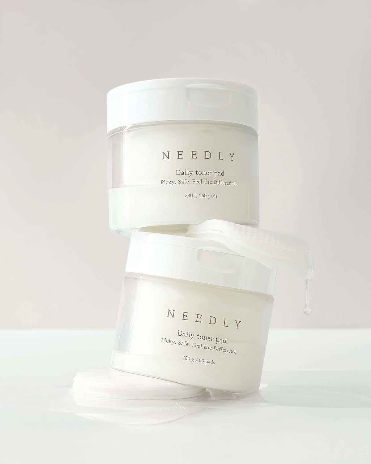 NEEDLY Exfoliating Facial Pads with BHA & PHA (80 Pads)