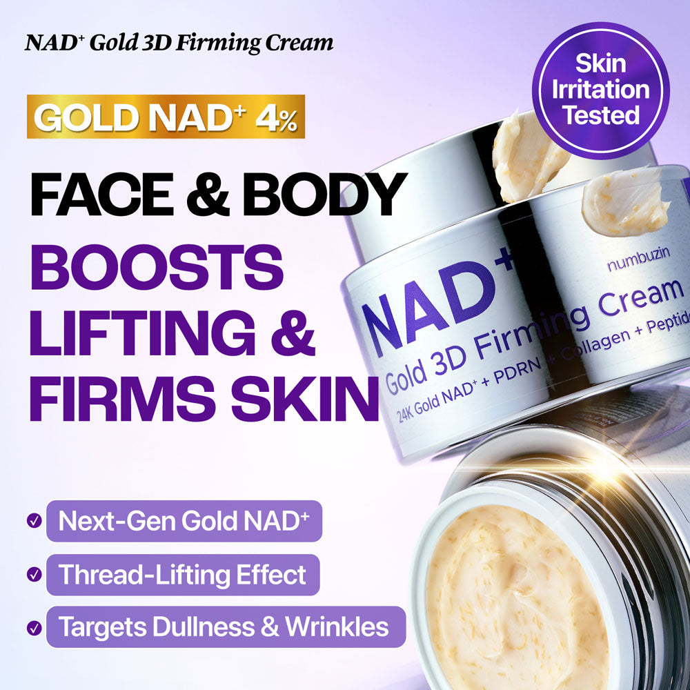Numbuzin No.9 NAD+ Gold 3D Firming Cream 50ml