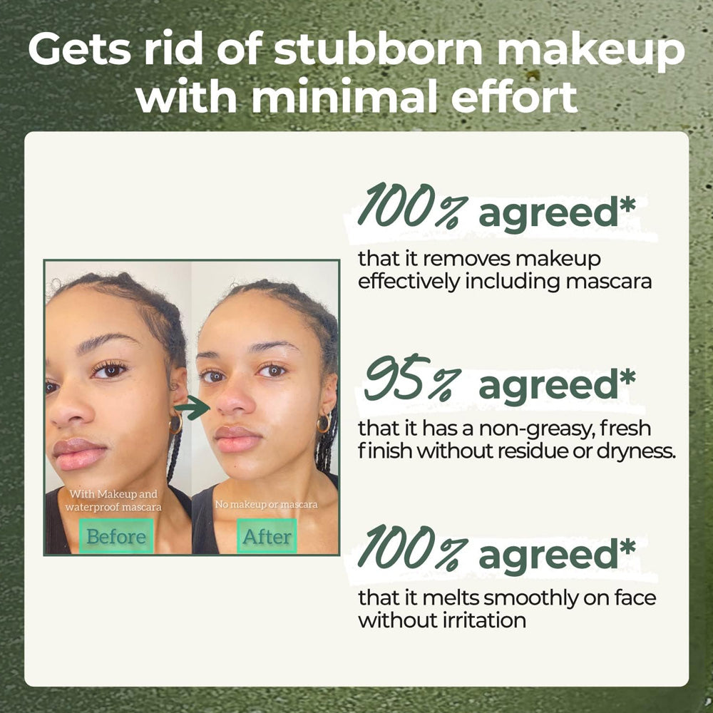 Numbuzin No.3 Pore & Makeup Cleansing Balm With Green Tea And Charcoal 85g