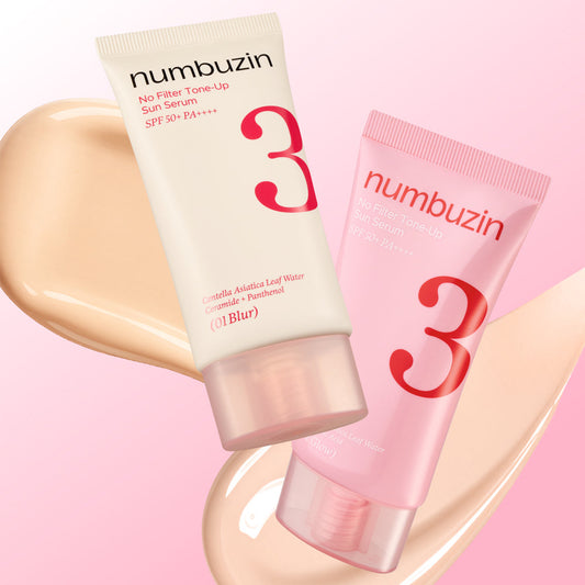 Numbuzin No.3 No Filter Tone-Up Sun Serum 50ml - 2 Types