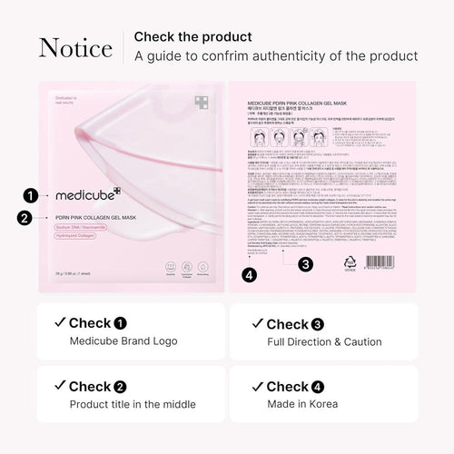 Medicube PDRN Pink Collagen Gel Mask - 1 Sheet Mask