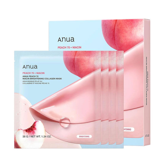 Anua Collagen Mask Peach 70 Niacin Brightening (Single Sheet)