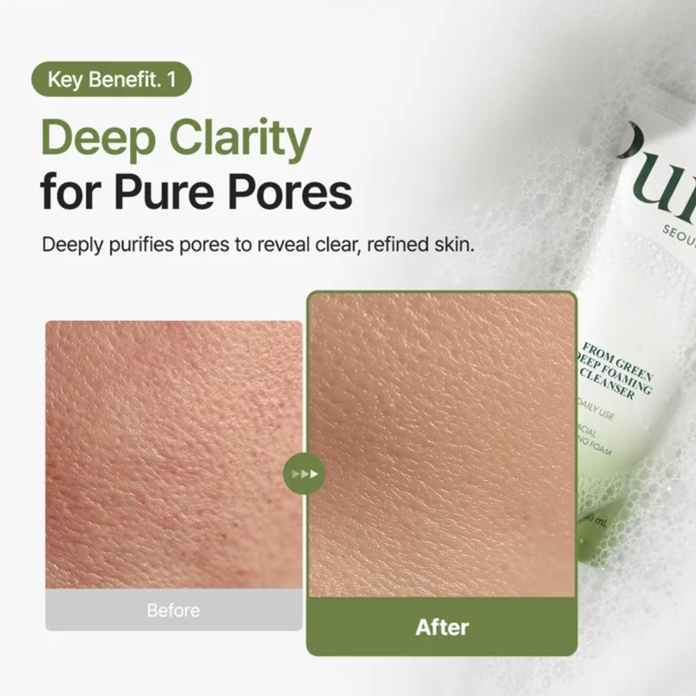 Purito SEOUL From Green Deep Foaming Cleanser 150ml