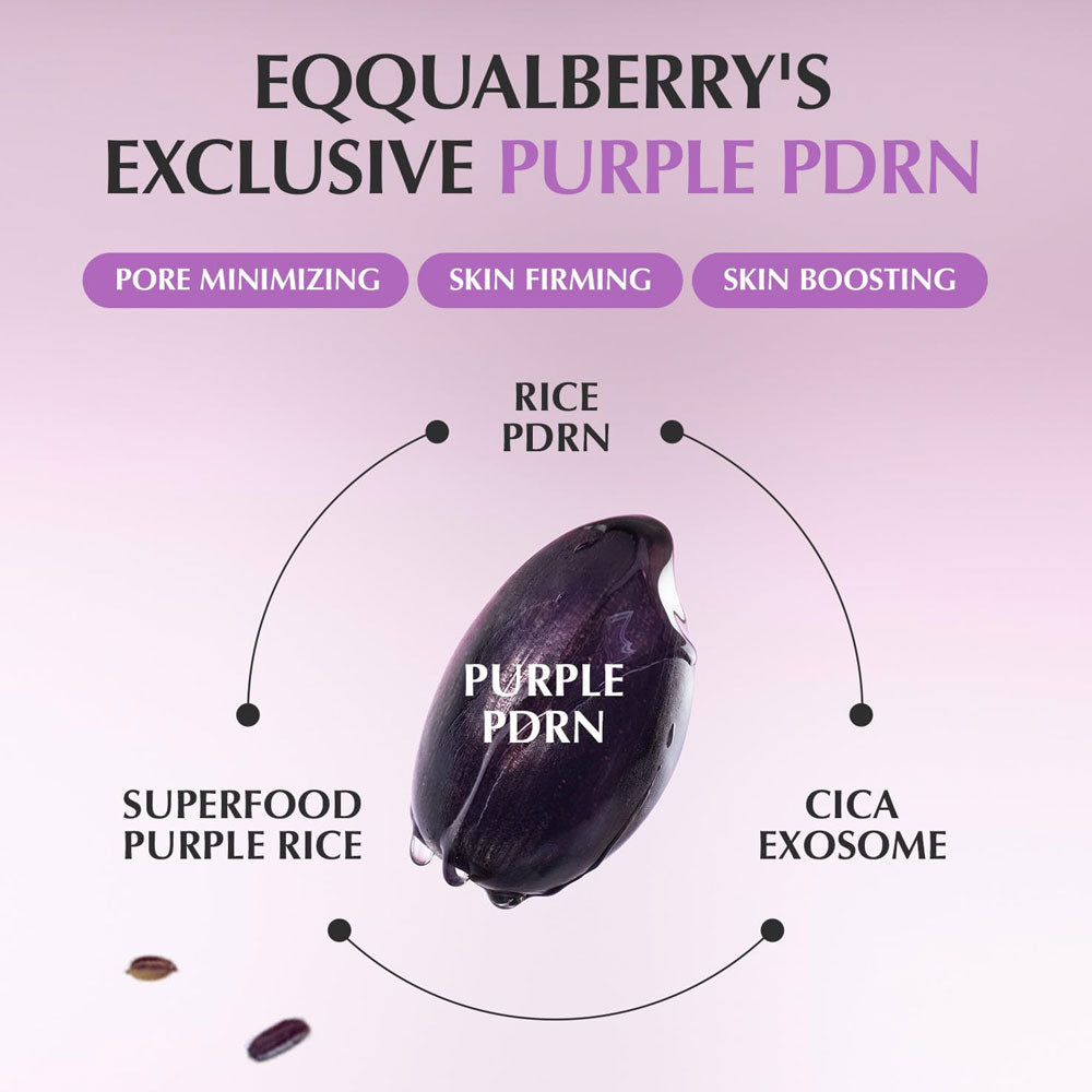 EQQUALBERRY Purple PDRN Pore Minimizing Serum 30ml
