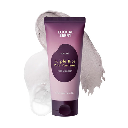 EQQUALBERRY Purple Rice Pore Purifying Pack Cleanser 130g