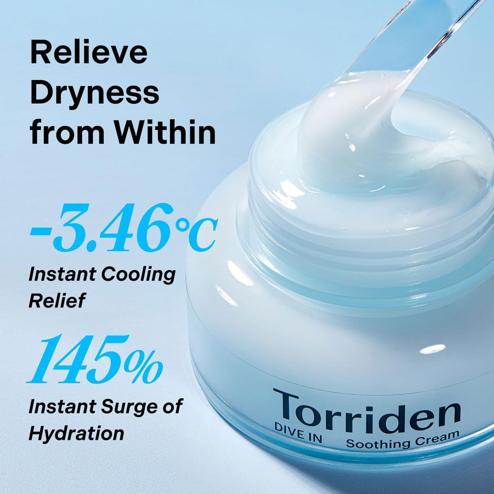 Torriden DIVE-IN Low Molecular Hyaluronic Acid Soothing Cream 100ml