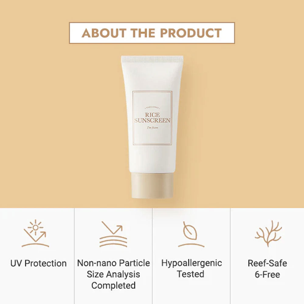 I'm from - Rice Sunscreen 50ml