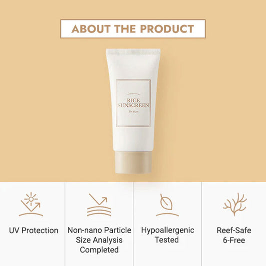 I'm from - Rice Sunscreen 50ml