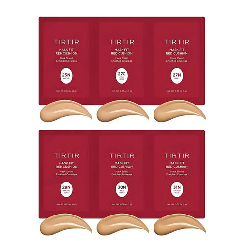 TIRTIR Mask Fit Red Cushion 6 Shade Trial Kit