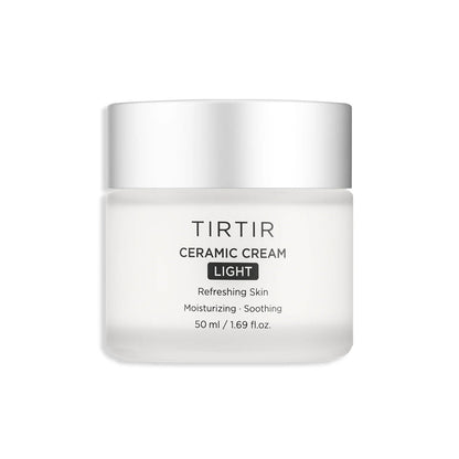 TIRTIR Ceramic Cream Light, 50ml - Lightweight Moisturizer
