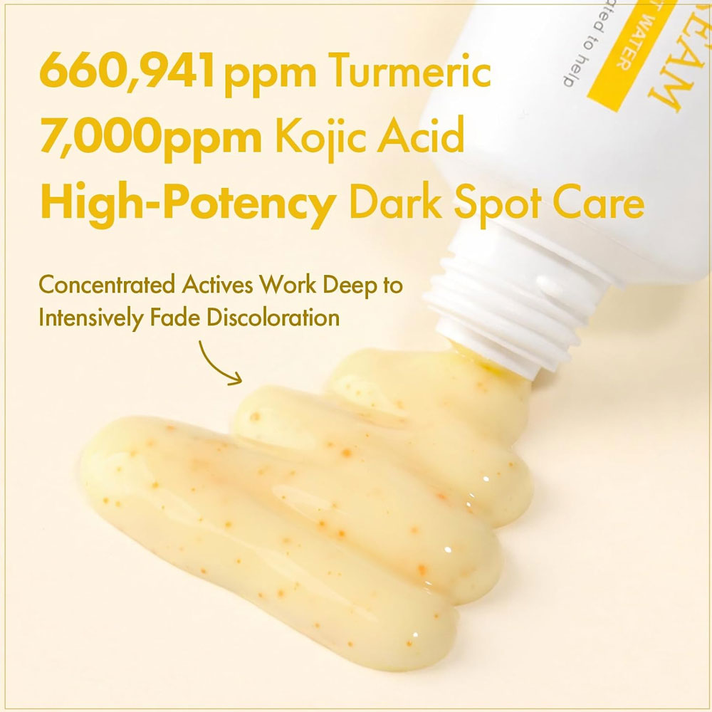 TOSOWOONG Kojic Acid Turmeric Cream 50ml for Dark Spots & Hyperpigmentation