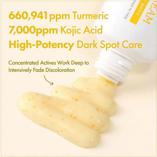 TOSOWOONG Kojic Acid Turmeric Cream 50ml for Dark Spots & Hyperpigmentation