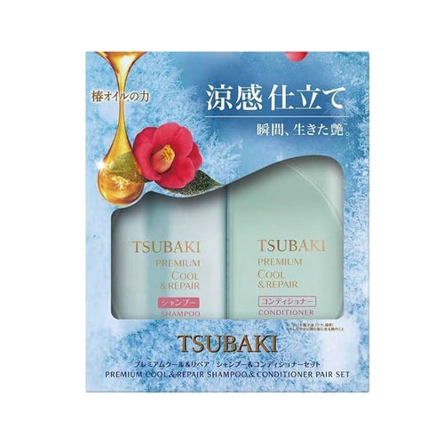 TSUBAKI Premium Cool & Repair Shampoo and Conditioner Set