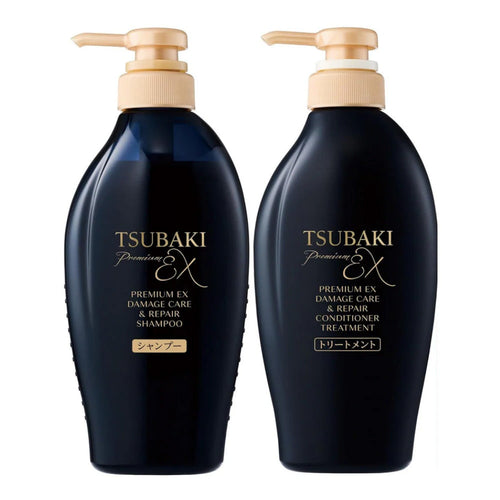 Shiseido Tsubaki Premium EX Damage Care & Repair Shampoo & Conditioner Set