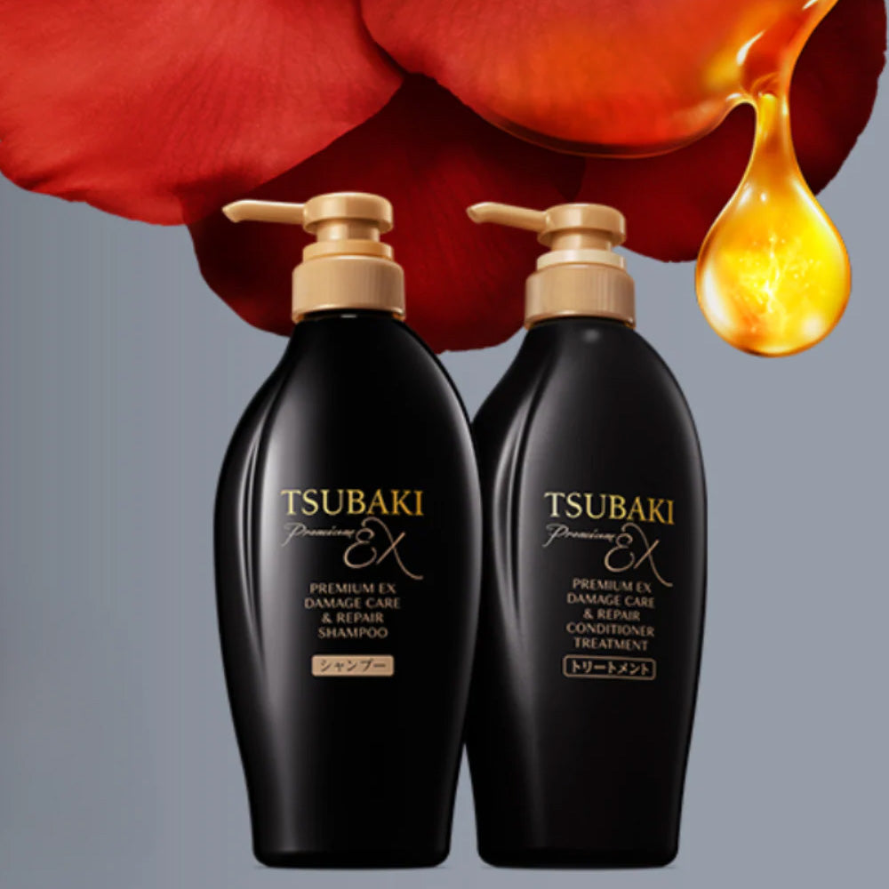 Shiseido Tsubaki Premium EX Damage Care & Repair Shampoo & Conditioner Set